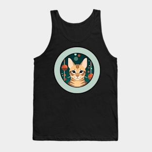 Bengal Cat Xmas Ornament, Love Cats Tank Top